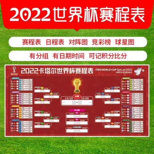 世界杯2022小组赛程表